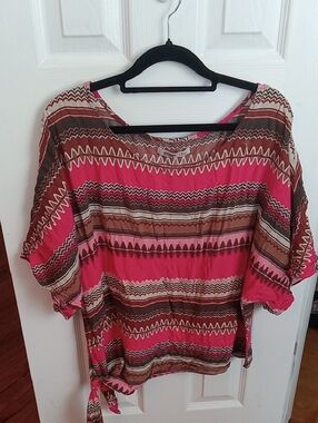 Short Sleeved Striped Top